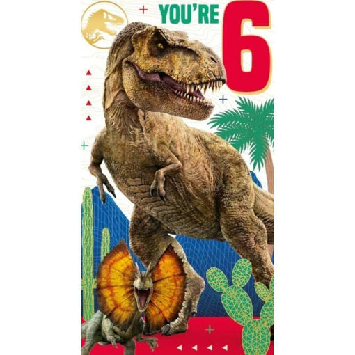 Picture of 6 TODAY JURASSIC WORLD CARD